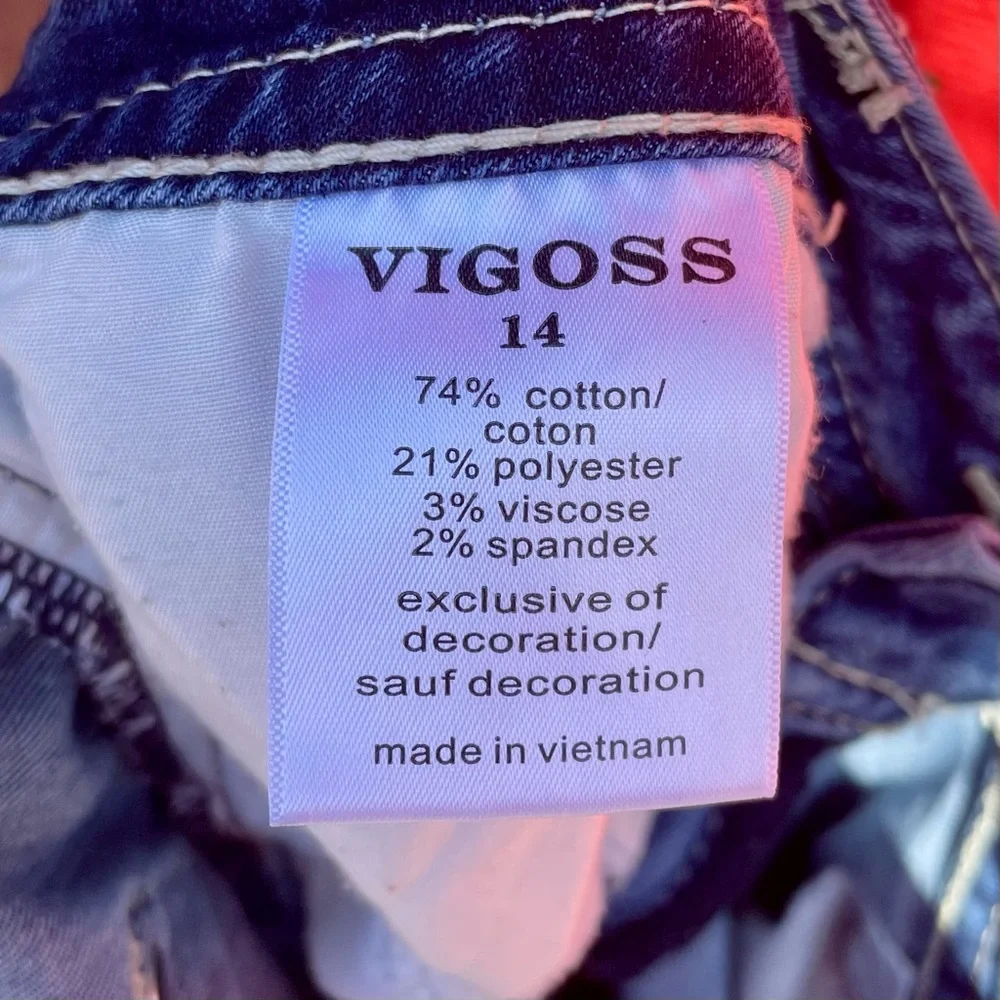 Vigoss slim bootcut embroidered jeans - Picture 12 of 12